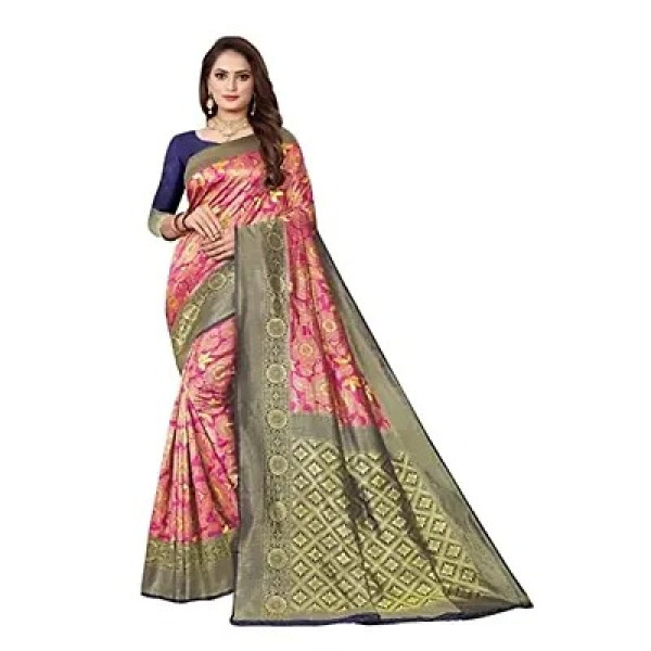 GR-Kanjeevaram Silk Indian Traditional Ethnic Wear...