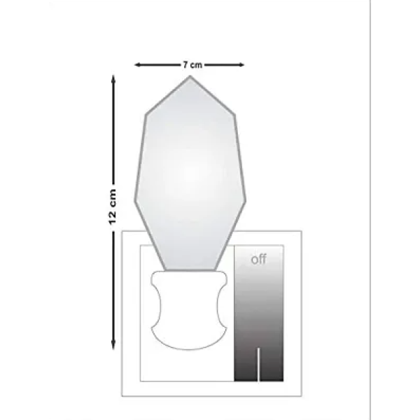 GR- 7 Multicolor Lighting Effect GLASS EMPORIUM The Maa Durga 3D Illusion Led Night Lamp Suitable for Room,Drawing Room,Lobby (Pack of 4)