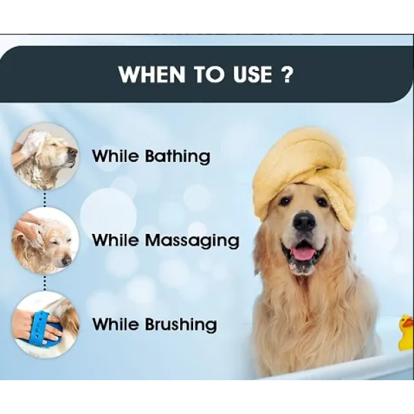 GR-ROMSAY Anti-dandruff, Allergy Relief, Anti-fungal, Anti-itching, Mint Shampoo with Pet Bathing Brush 200ML