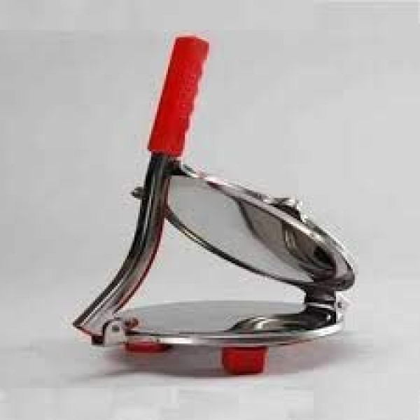 GR-Stainless Steel Roti Maker Press Machine with PRE Fitted Handle for Kitchen [Low Budget Product]