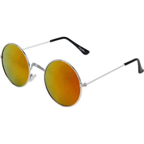 GR-Orange Fashionable Round Sunglass For Men And W...