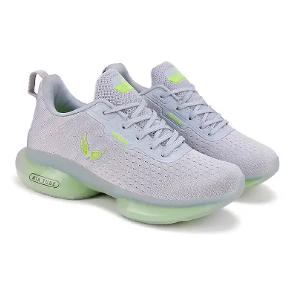 GR-Grey Canvas Sports Running Shoe For Men [Premiu...