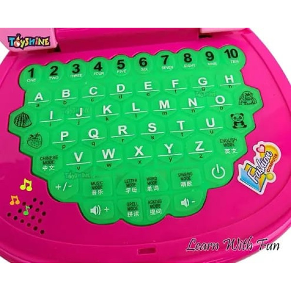 Educational Learning LED Screen Toy Laptop with Music[Low Budget Product]