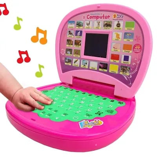Educational Learning LED Screen Toy Laptop with Mu...