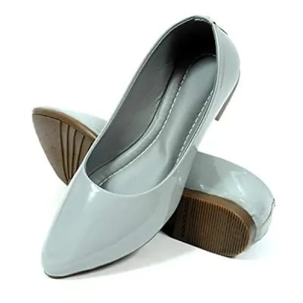 GR-Fashionable Girls and Women's Designer Belly Shoes Grey [Low Budget Product]