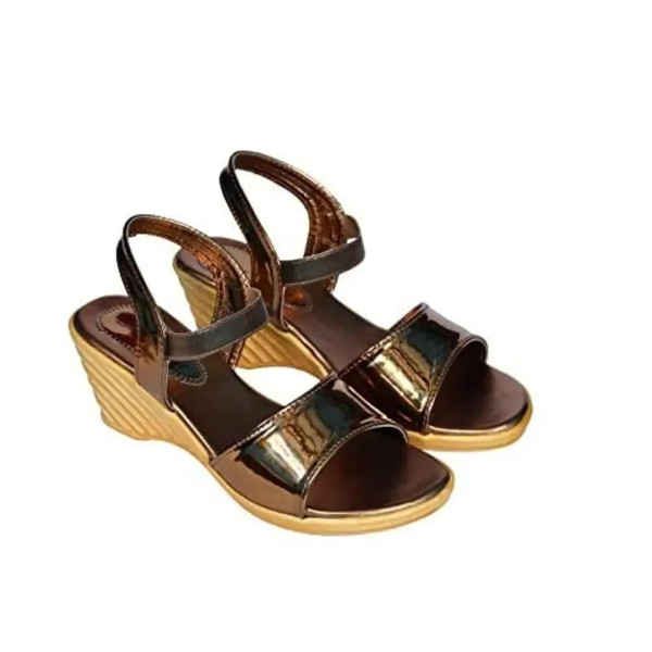 GR-Casual wedges slippers Sandals for Women Stylish Flat Casual Trendy Comfortable Dailywear Footwear