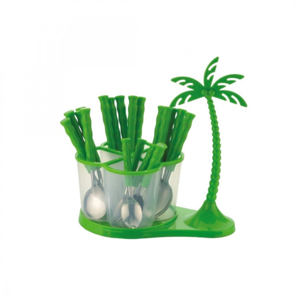 Generic Coconut Tree Design stand,Set for Dining and Cutlery [Low Budget Product]