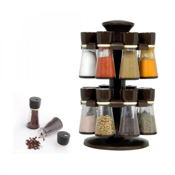 Multipurpose Revolving Rack for Spices,Plastic Set-Generic