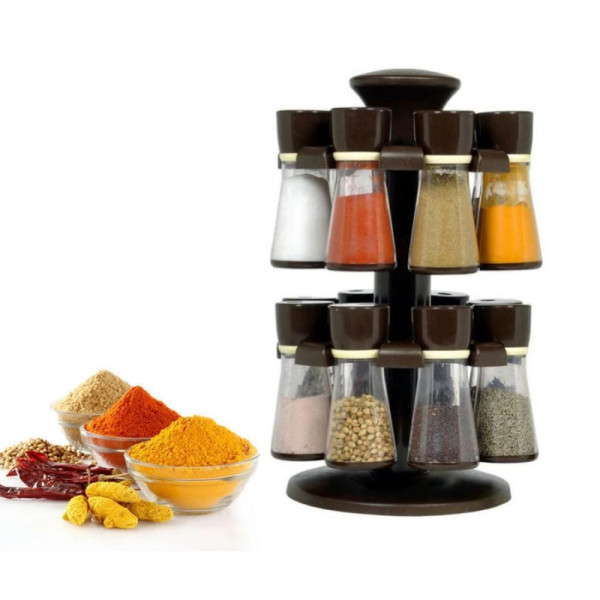 Multipurpose Revolving Rack for Spices,Plastic Set-Generic