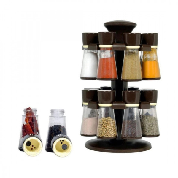 Multipurpose Revolving Rack for Spices,Plastic Set-Generic