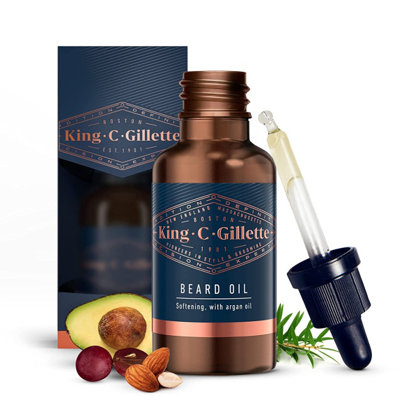 Better Growth and Thicker Beard King C Gillette Beard Oil 