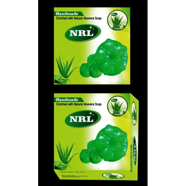 GR-Handmade Green Aloevera Soap (100 gm) [Freebies Product]