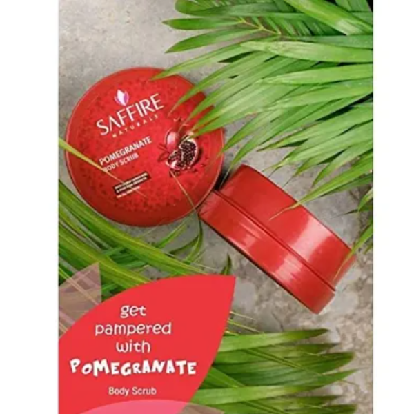 Lemon Peel aloe vera Extract Saffire Pomegranate Body Polishing Scrub [Low Budget Product]