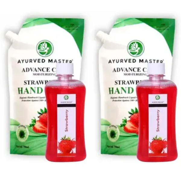 Liquid Skincare Strawberry Pouch Hand Wash (750ml,...