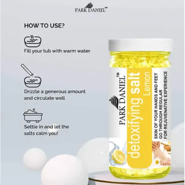 Premium Lemon Bath Salt, 200 g, for pedicures and manicures, with antioxidant and skin-lightening properties [Low Budget Product]