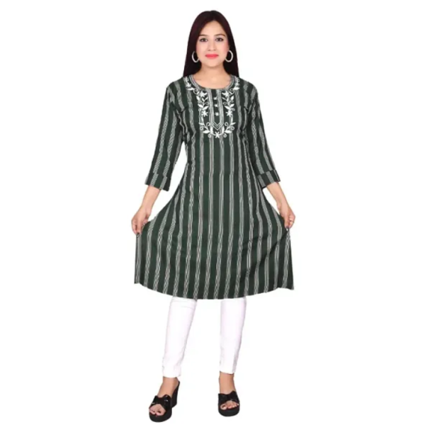 Cotton Linen Attractive Fashionable  Kurta Bottom ...