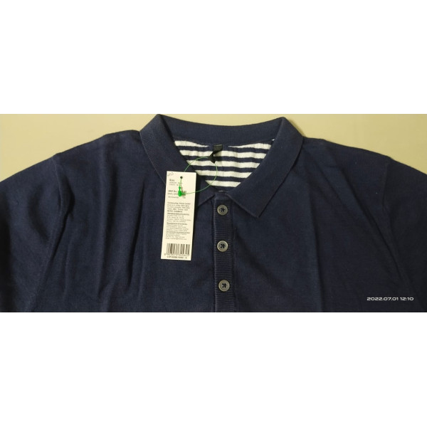 Polo Collar Short Sleeves Branded T-shirt for Men | STYLE BENETTON 