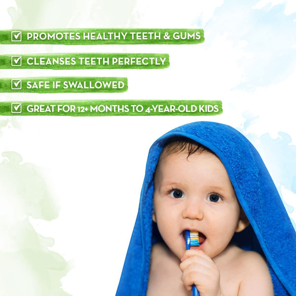 Mamaearth 100% Natural Berry Blast Kids Toothpaste, No Artificial Flavours, Best For Baby