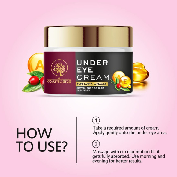 MeriBana Ayurvedic Under Eye Cream for Dark Circles