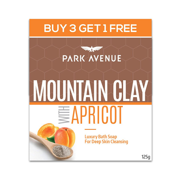 PARK AVENUE Luxury Mountain Clay Soap With Apricot and Cologne Shea Butter Soap