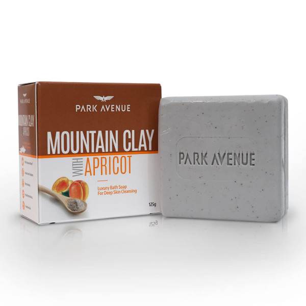 PARK AVENUE Luxury Mountain Clay Soap With Apricot and Cologne Shea Butter Soap