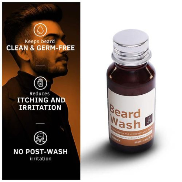 Ustraa Beard Growth Oil - For Men, Woody, 60 ml