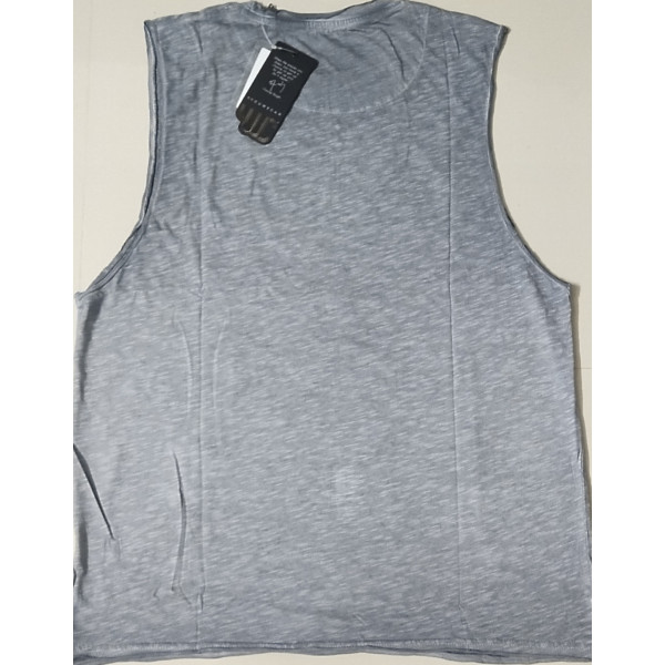 Men's Sleeveless T-Shirt Tank Top Gym Tank Stringer Vest for Men (GREY) | YOUWECAN