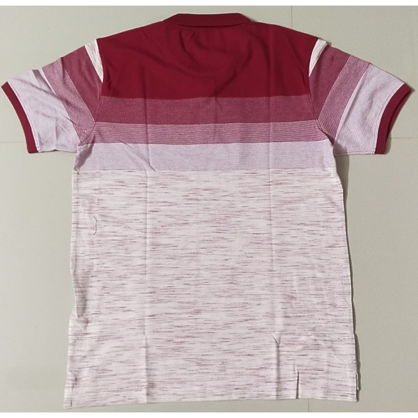 Polo Collar Short Sleeves Branded T-shirt for Men (RED) | TRUE BLUE