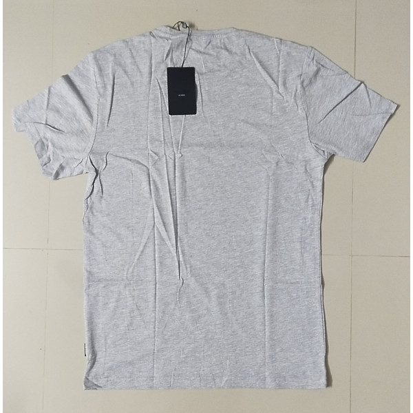 Round Neck Printed Short Sleeves Branded T-shirt for Men (LIGHT GREY) | ONLY & SONS