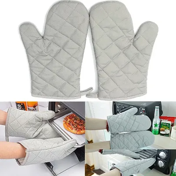 GR-Heat Resistant Anti-Scald Hand Gloves Pack of 2 Pair - (Assorted) [Premium Product]      