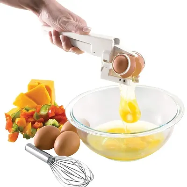 GR-Efficient Egg Cracker and Separator: Crack Eggs...