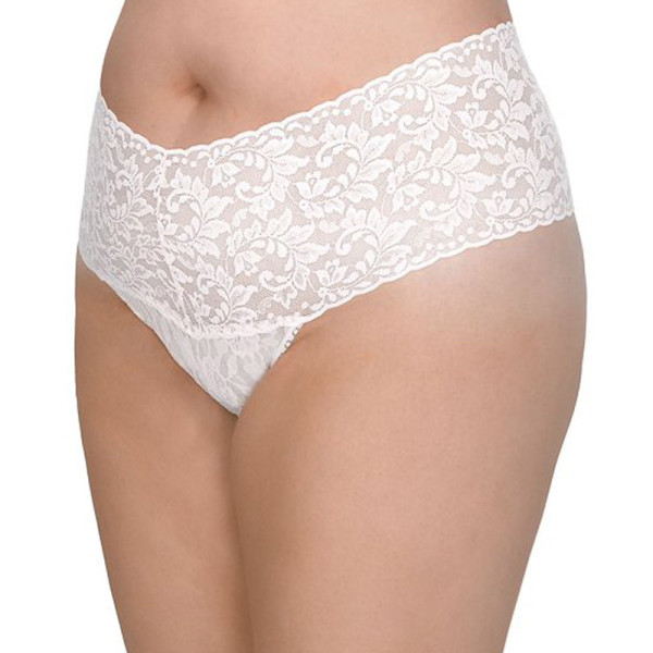 3XL-5XL French Daina Retro Lace V-Kini Thong (Low ...