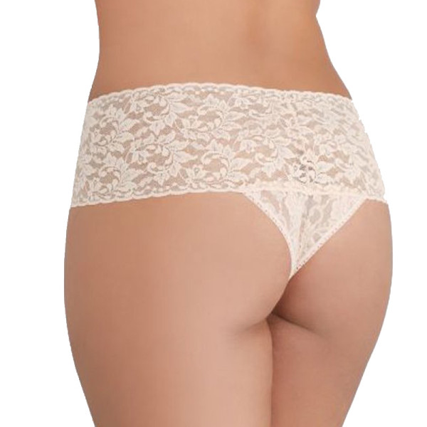 3XL-5XL French Daina Retro Lace V-Kini Thong (Low Budget Product)