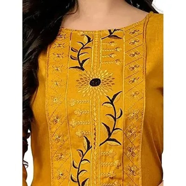 Indian Women's Designer kurti ethnic Pack of 1  ( Low Budget Product )