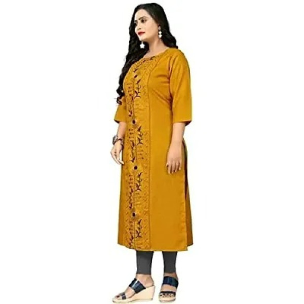 Indian Women's Designer kurti ethnic Pack of 1  ( Low Budget Product )