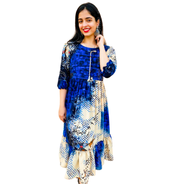 24 VEDIC Women's Casual Printed Quality Georgetee ...