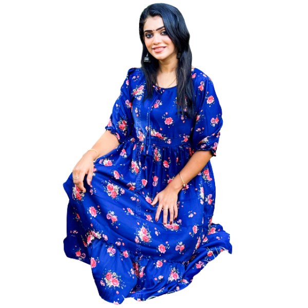 24 VEDIC Women's Quality Georgetee Kurti with Lini...