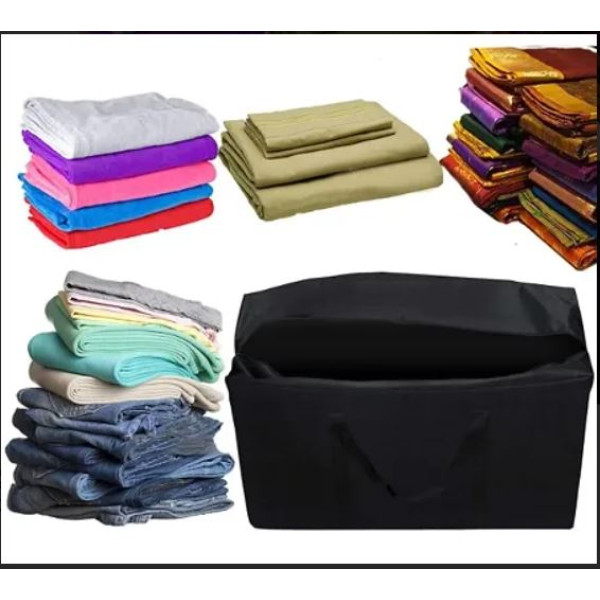 GR-Pack of 2 Foldable Nylon Storage Bags with Handles - Versatile and Convenient Storage Solution[Premium Product]