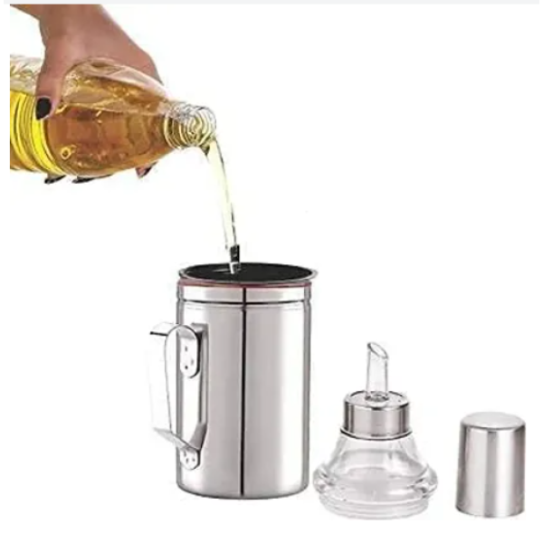 GR-Stainless Steel Nozzle Oil Dispenser for Easy and Precise Oil Dispensing [Low Budget Product]