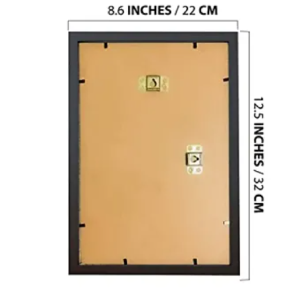 GR- "Empowering Women" Wall Hanging Art Frame short Hair Minimalist Line Drawing Wall Hanging Art Frame Photo With Glass [Low Budget Product]