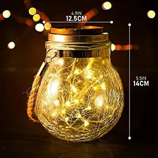 GR-Latest and Powerful Long Waterdrop Globe Crystal String Light for Decoration [Premium Product]