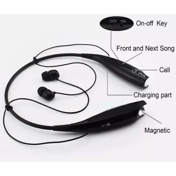 GR-Advanced Terrific In-Ear Black Bluetooth Wirele...