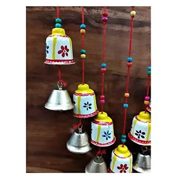 GR-Handmade Rajasthani Wall Hanging Decorative Bells Torans [Low Budget Product]