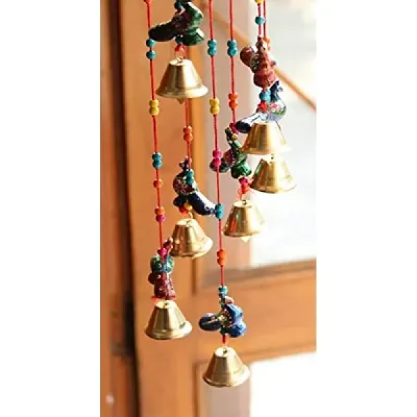 GR-CraftJunction Wood Wind Chime (Blue) [Low Budget Product]