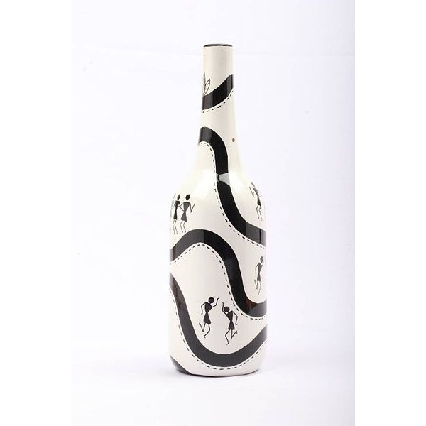 GR-White Flower Vase Bottle [Premium Product]