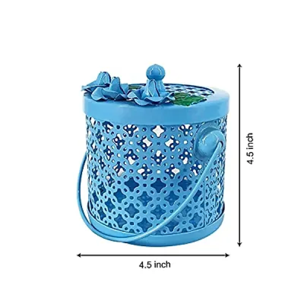 GR-Extreme Karigari Mini Jar Set - Pink and Sky Blue (4.5 x 4.5 inches) [Premium Product]