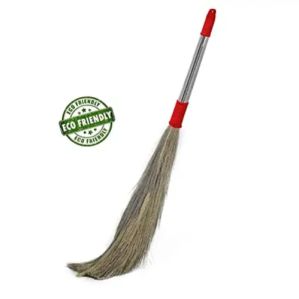 GR-High-quality Soft Grass Broom Phool Jhadu with ...