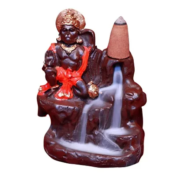 GR-Lord Hanuman Backflow Incense Burner with Free ...