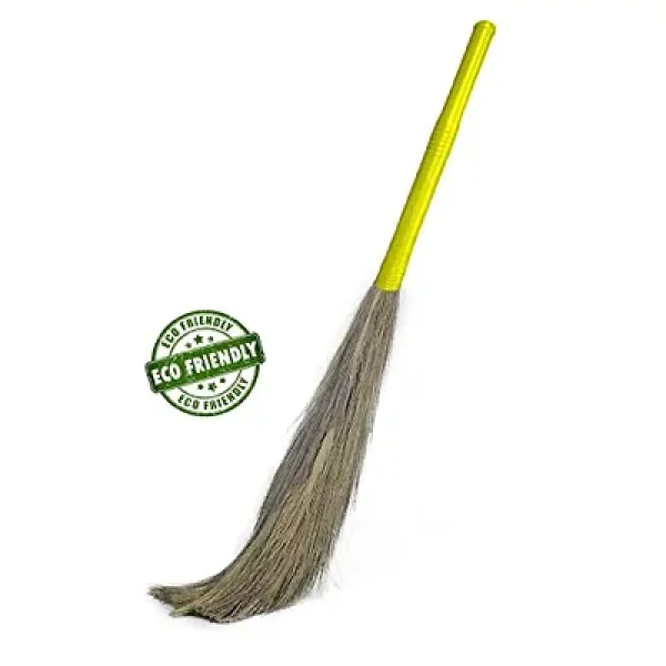 GR-Unique Soft Grass Broom Phool Jhadu with Natura...