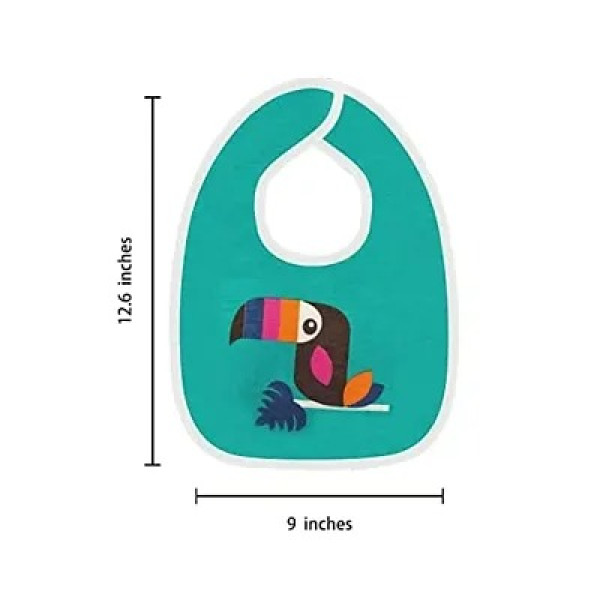 GR- Moms Home Newborn Baby CMB Bib and Antiskid Socks Set Combo Gift Set [Premium Product]